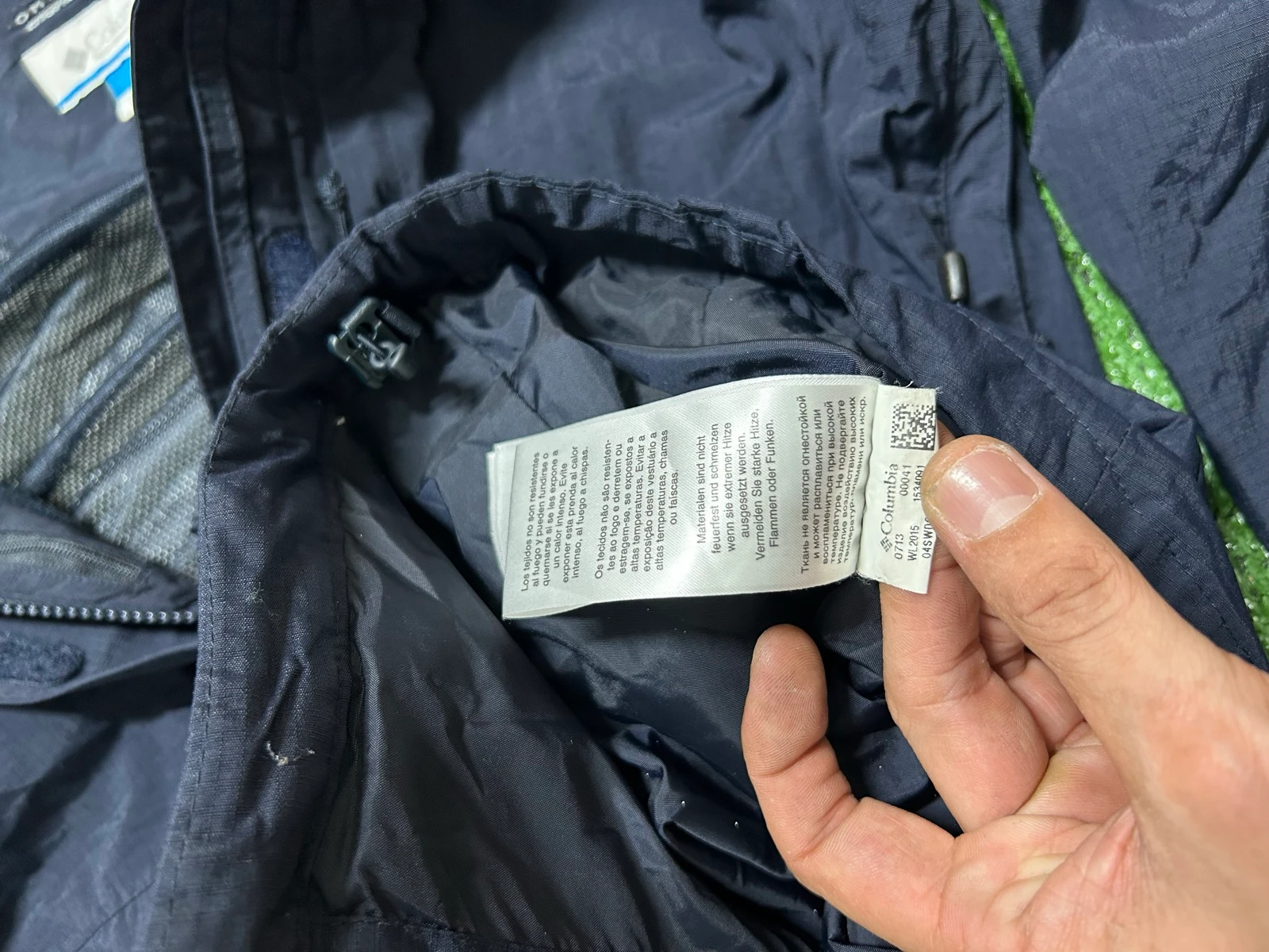 Veste classique vintage Columbia Omni Tech des années 00 avec grand logo – photo 7